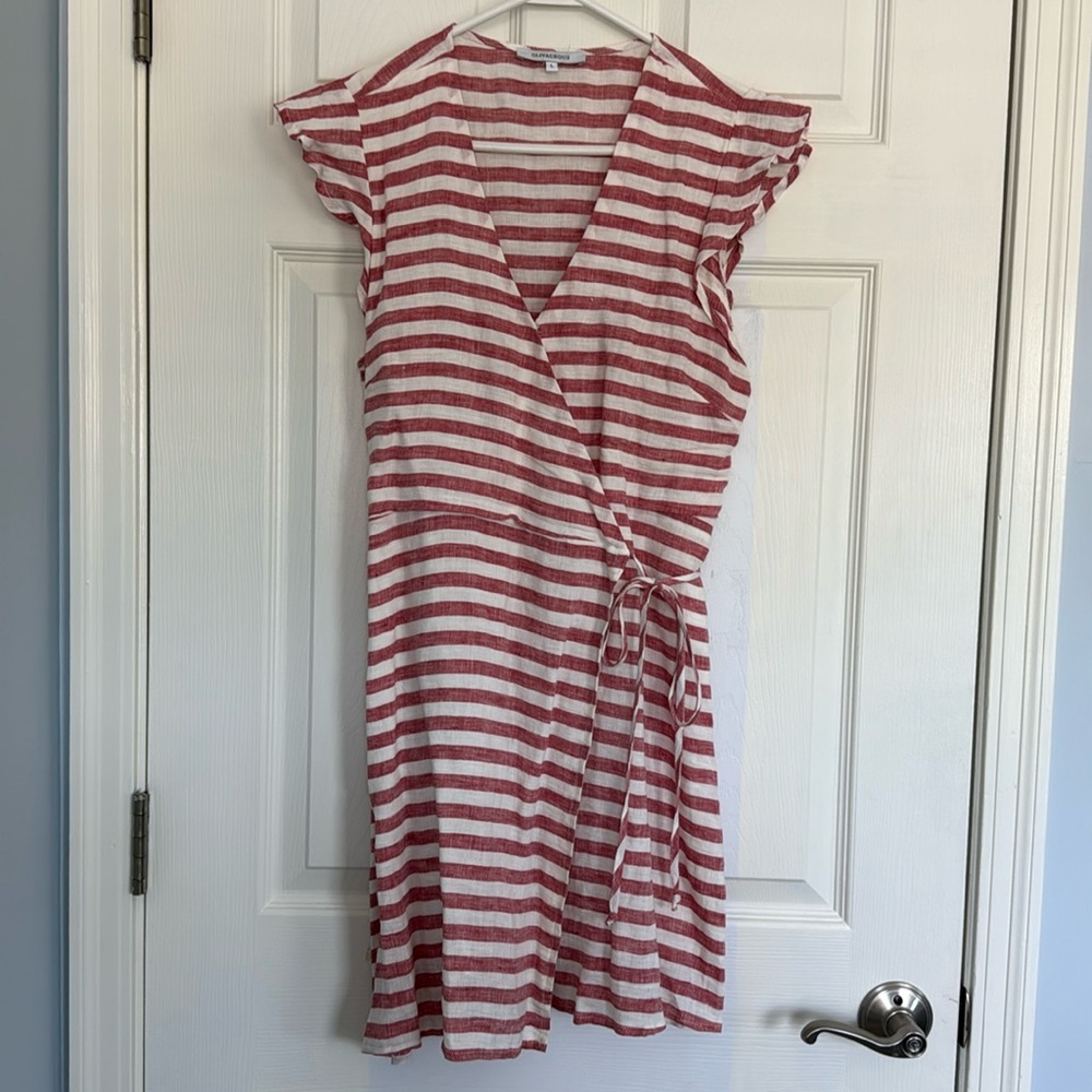 Red Striped Dress